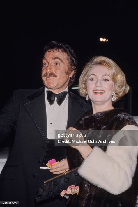 American Actor And Comedian Marty Ingels Wearing A Tuxedo And Bow