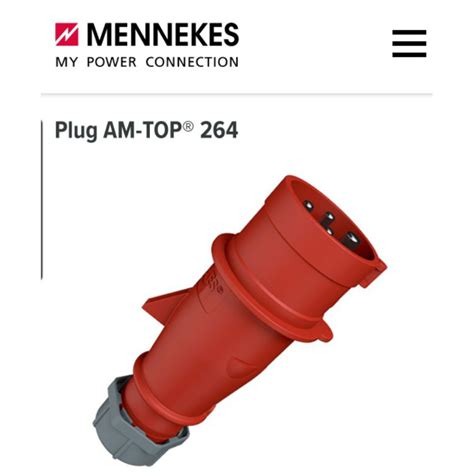 Mennekes Am Top A P H Plug Ip Shopee Malaysia