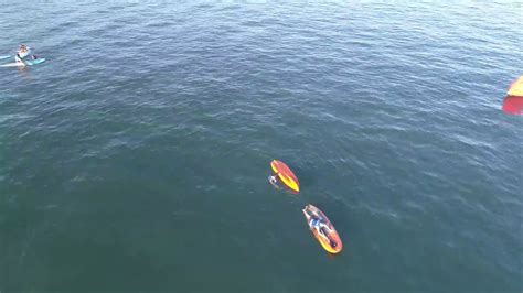 Drone Phantom 4 Pro sobrevoa o clube o Lago Paranoá Jet ski e a orla