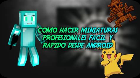 Como Crear Miniaturas Facil Y Rapido Desde Android Photo Editor YouTube