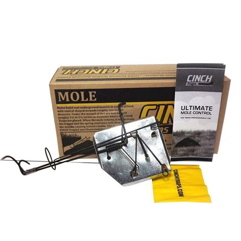 CINCH Traps 1-1/2 in. Small Mole Trap-SM-04 - The Home Depot