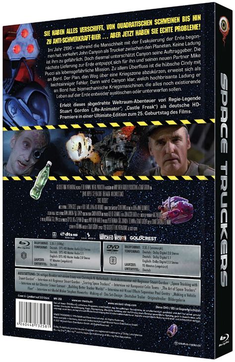 Space Truckers Lim Uncut Mediabook Cover A DVD BLURAY