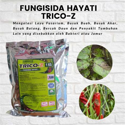 Jual Tricoderma Fungisida Hayati Trico Z 1 Kg Pupuk Anti Jamur Di