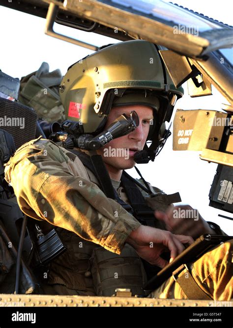 Prince Harry tour of duty in Afghanistan Stock Photo - Alamy