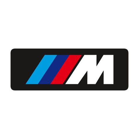 BMW M Series Logo Vector in Black, Blue, and Red