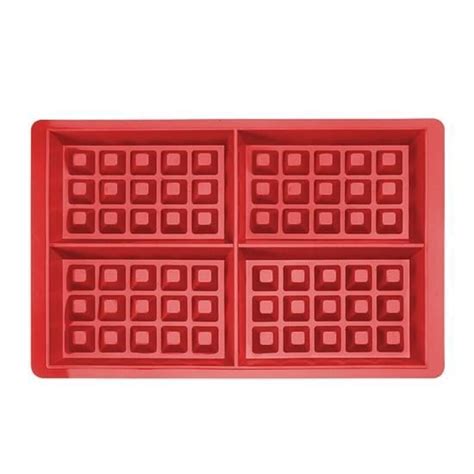 Gaufre Moules Moules à gaufres en Silicone rectangulaires en forme de