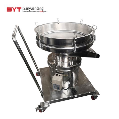 Stainless Steel Milk Vibrating Filter Sieve Machine Customized Fruit