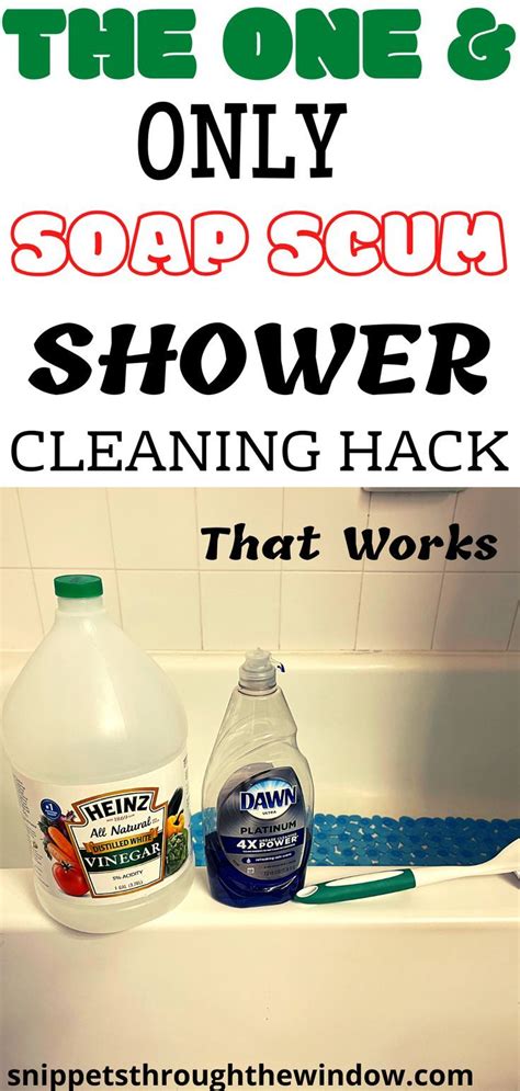 How To Clean Soap Scum In The Shower The Proper Way Shower Cleaning