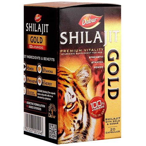 Dabur Shilajit Gold Capsules Price Uses Side Effects Composition