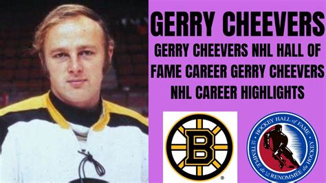 Gerry Cheevers Nhl Hall Of Fame Career Gerry Cheevers Nhl Career