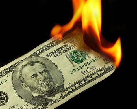 Money To Burn Stock Photo Image Of Currency Money Denomination