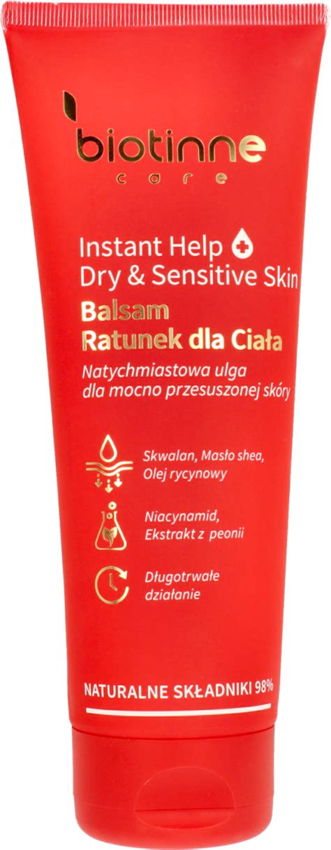 BIOTINNE CARE Instant Help balsam do ciała dla mocno przesuszonej