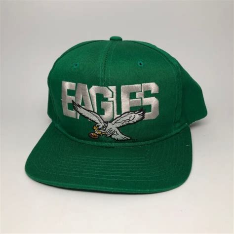 90’s Philadelphia Eagles New Era Kelly Green NFL Snapback Hat – Rare VNTG