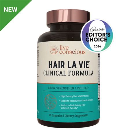 Hair La Vie® Clinical Formula Hair Vitamins We Live Conscious