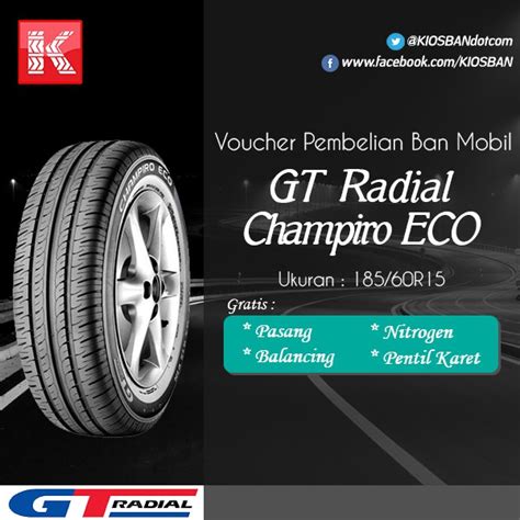 Jual Ban Mobil GT Champiro Ecotec 185 60R15 Vocer Shopee Indonesia