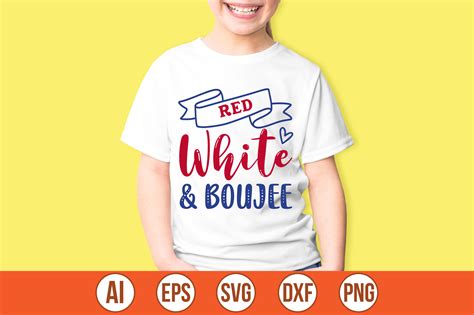 Red White Boujee Svg Graphic By Nahidcrafts Creative Fabrica