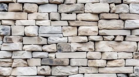 Weathered Stonework An Ancient Wall Texture Background White Brick