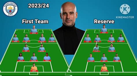 First Team Vs Reserve Team Manchester Manchester City Potential Line