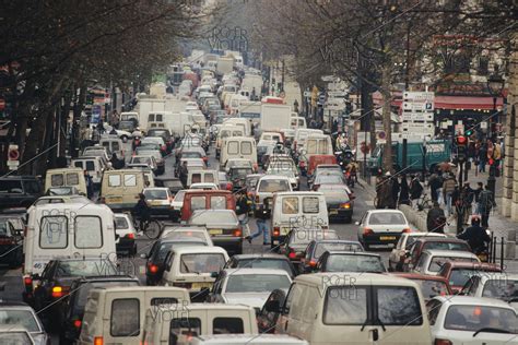 Gr Ves Embouteillages Pollution Paris Octobre