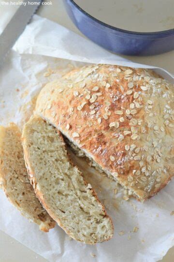 Honey Oat Artisan Bread The Healthy Home Cook