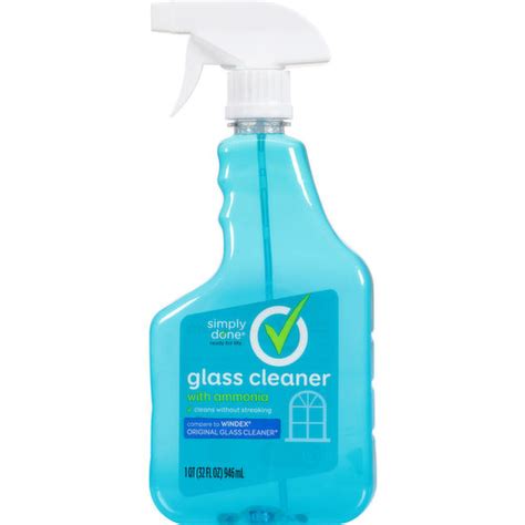 Simply Done Glass Cleaner With Ammonia