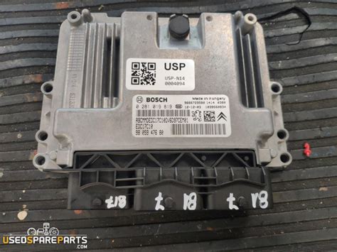 ECU MOTORNI RAČUNALNIK CITROEN PEUGEOT 1 6HDI EDC17C10 2012