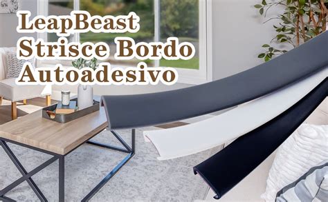 Leapbeast Forma U Cinta De Madera Cantos M Tpe Adhesiva Perfil Goma