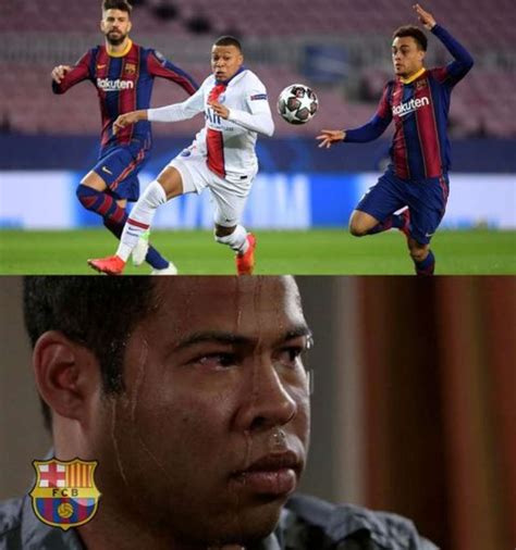 Diviértete Con Los Mejores Memes De La Goleada Del Psg Al Barcelona