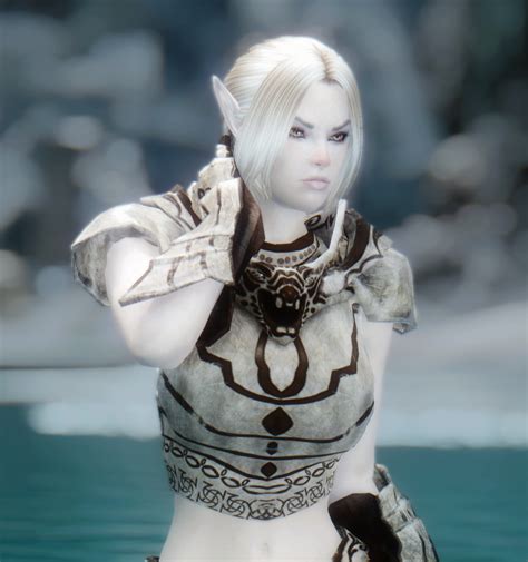 Mirielle Standalone Snow Elf Follower At Skyrim Nexus Mods And