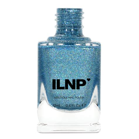 Ilnp Cold As Ice Icy Blue Ultra Holographic Nail Polish