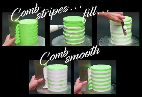 Evil Cake Genius Contour Combs and Cake Scrapers - Evil Cake Genius