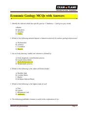 Exit Exam Ethiopian Geology Pdf Exit Exam Multiple Choices