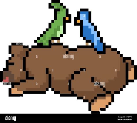 Pixel art animals hi-res stock photography and images - Alamy