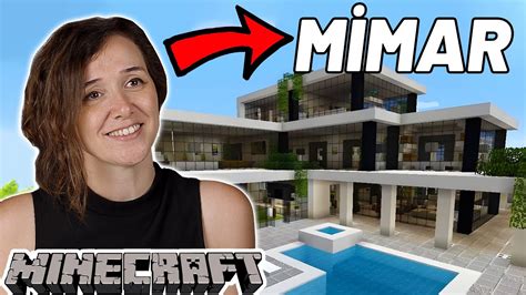 Mİmarlar Minecraftta Ev Yapiyor Youtube