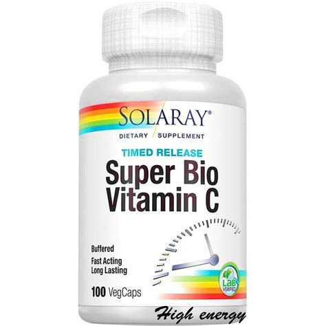 Solaray Super Bio Vitamin C Timed Release Vegcaps Shopee Thailand