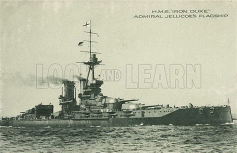 British Battleship Hms Iron Duke Stock Image Look And Learn