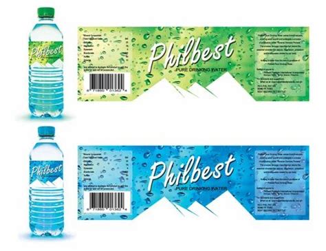 White Plastic Water Bottle Label Printing at Rs 0.20/piece in Kolkata | ID: 25189252248