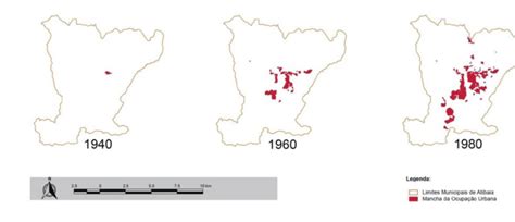 Evolu O Da Mancha Urbana De Atibaia Atibaia Adaptado