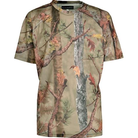 Tee Shirt Manches Courtes Homme Percussion Palombe Ghost Camo Forest