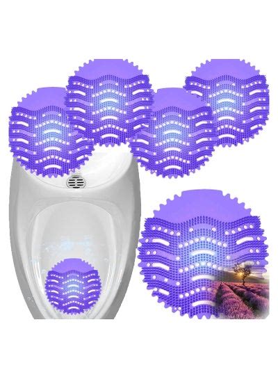 Pack Scented Urinal Screens Deodorizer With Anti Splash Bristles