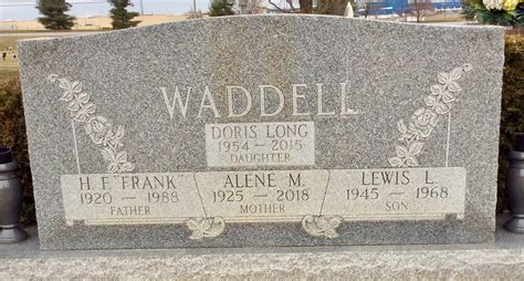 Harvey Franklin Frank” Waddell 1920 1988 Memorial Find A Grave