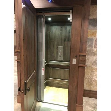 50 Hz Polished Stainless Steel Residential Elevator Max Persons 4