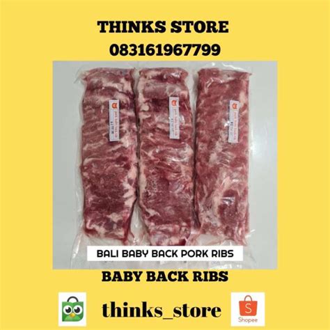 Jual Bali Pork Baby Back Ribs Whole Iga Babi Bali Utuh Ukuran