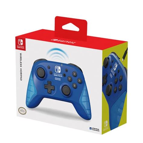 Mando Wireless Horipad Azul Nintendo Switch DiscoAzul