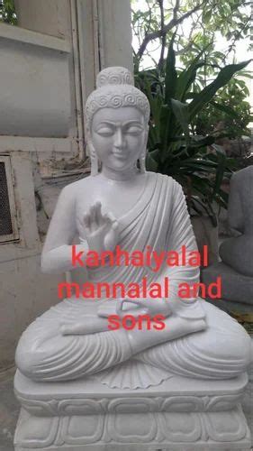 Plain Hindu Marble Gautam Buddha Statue At Rs 550000 In Jaipur ID