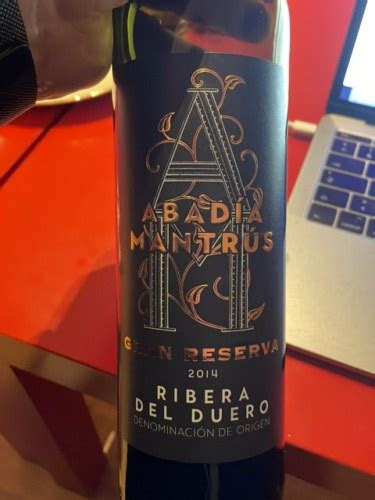 2014 Abadía Mantrús Gran Reserva Ribera del Duero Vivino US