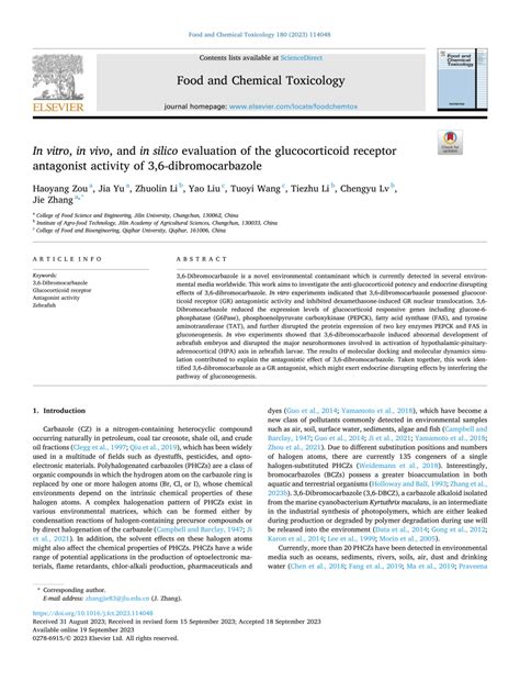 PDF In Vitro In Vivo And In Silico Evaluation Of The Glucocorticoid