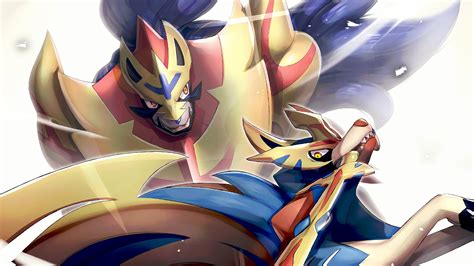 Zacian And Zamazenta Pokemon Sword And Shield 4k Pokemon Sword And