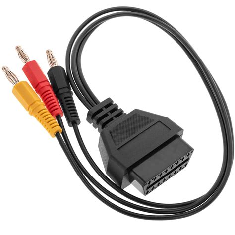 Cable De Diagn Stico Obd Ii De Pin Hembra A Tres Conexiones Banana