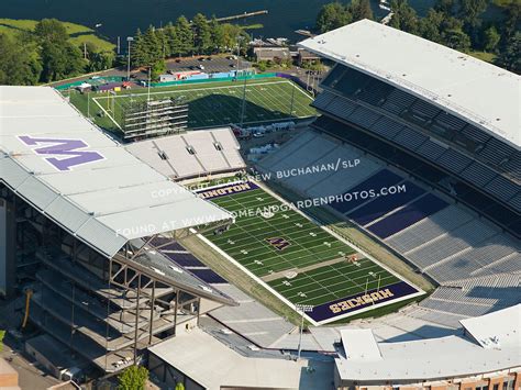 Df028862aerial Husky Stadium Uw Washington Photo